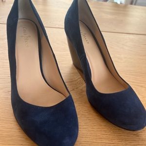 Cole Haan Suede Wedge Heels
